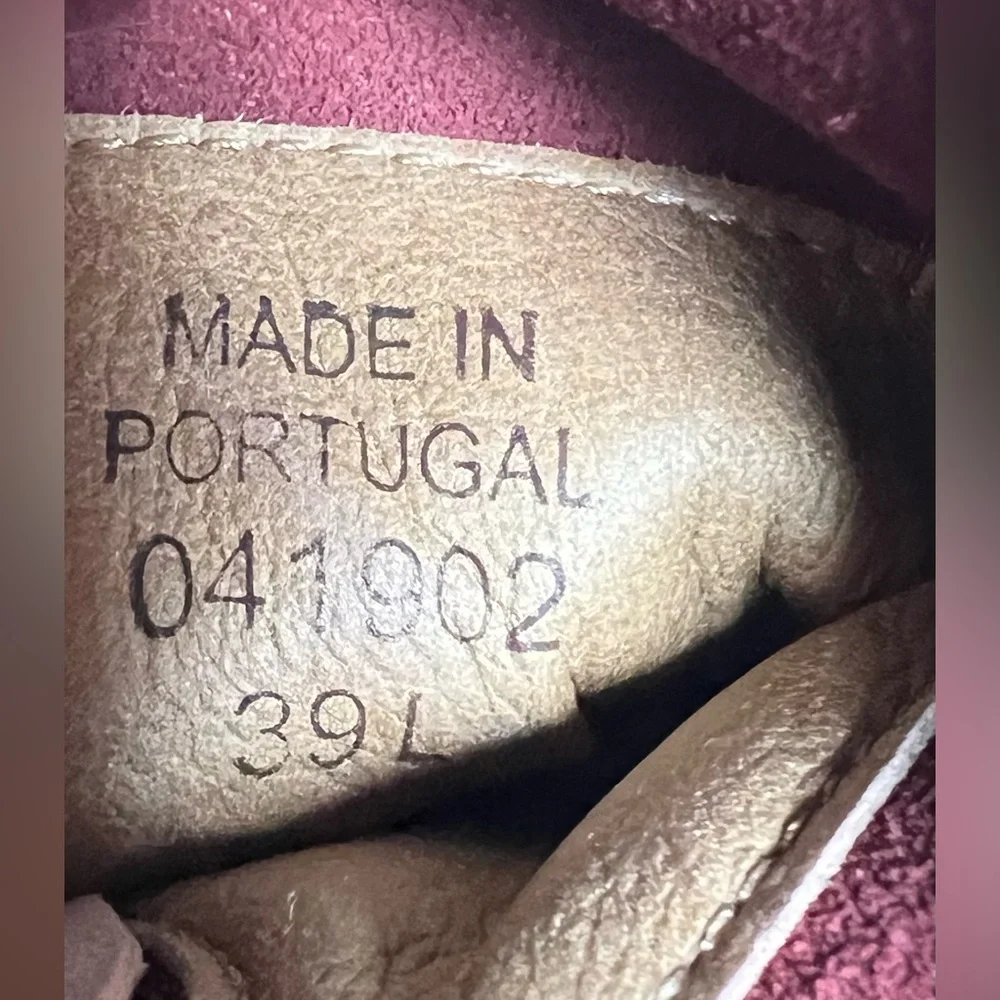 Birkenstock Luton Port Wine Suede Ankle Boots Burgundy Red Side Zip